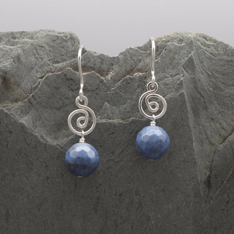 Pacha Sunset Dumortierite Earring
