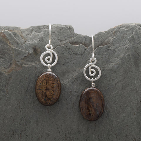 Pacha Bronzite Earring