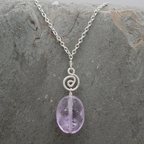 Pacha Drop Necklace Lavender Amethyst