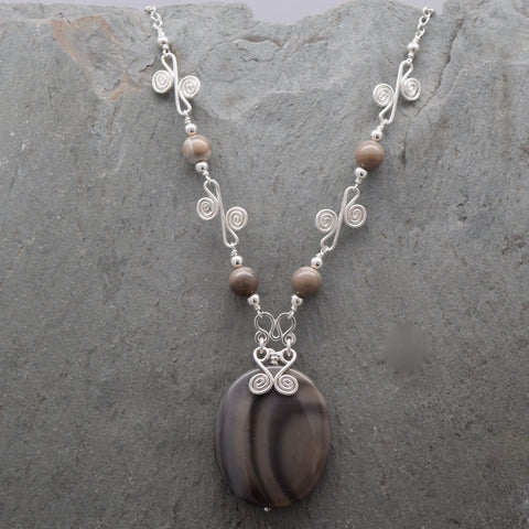 Sisa Porcelain Jasper Necklace