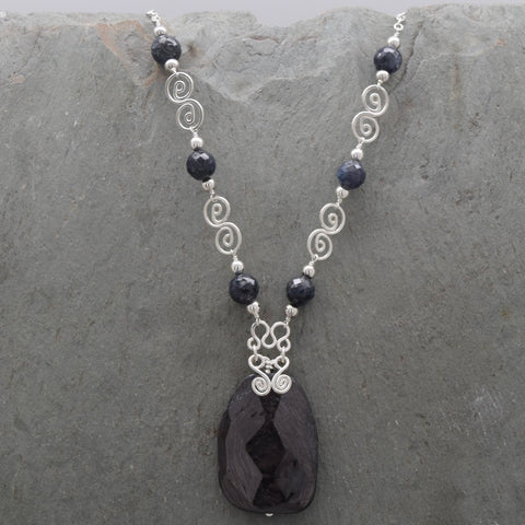 Hypersthene Pachamama Necklace